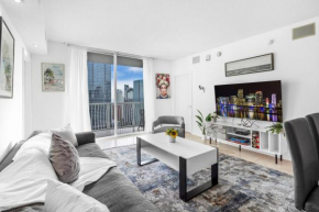 Spacious 2 Bed Unit in Brickell with Free Parking